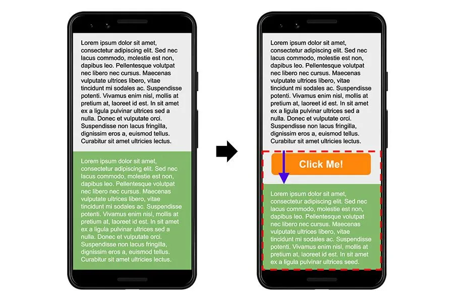 La stabilità visiva delle pagine web è un parametro importantissimo per assicurare all'utente un'esperienza di navigazione soddisfacente.