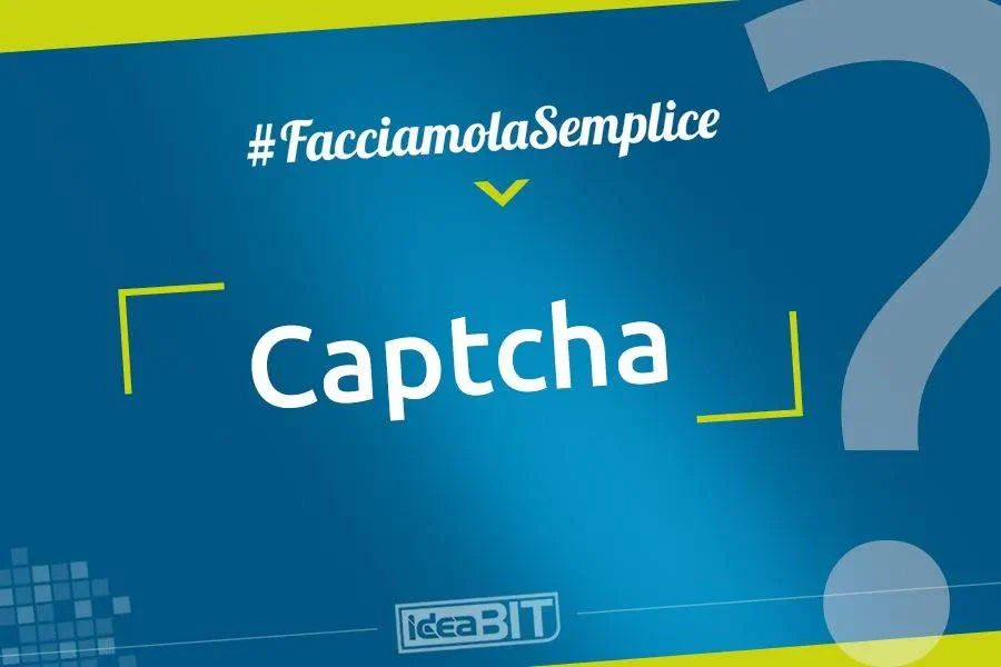 Il captcha, in informatica, indica un test, fatto da una o più domande, eseguito per determinare se l'utente a cui è sottoposto sia un umano.