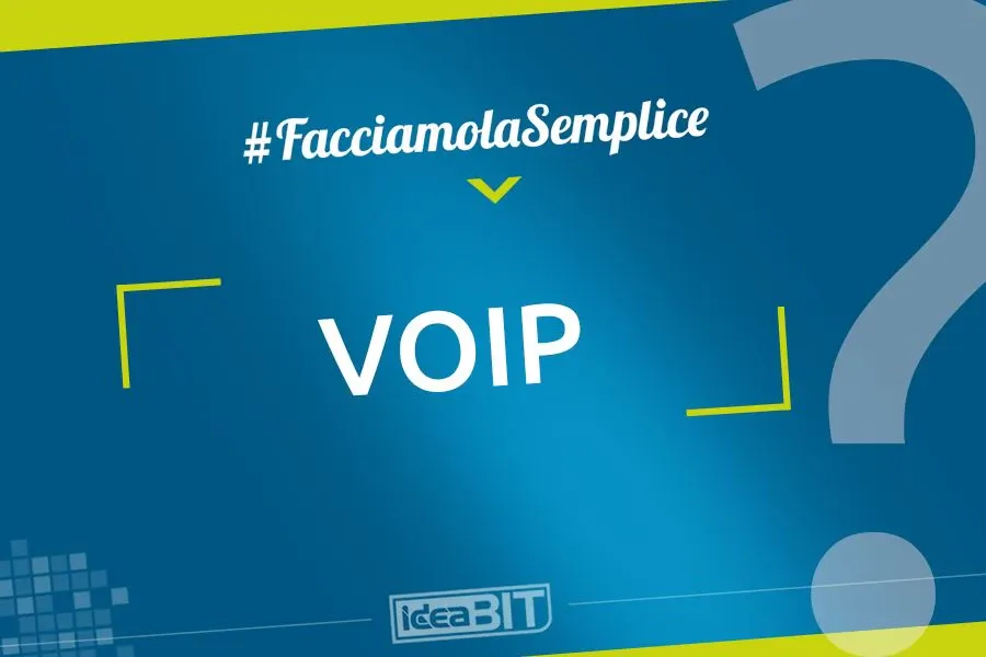 Con VoIP (Voice Over IP, Voce tramite Internet) si intende la tecnologia che rende possibile effettuare conversazioni telefoniche sfruttando la connessione Internet.