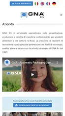 Sito web per azienda di packaging