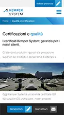 Sito internet per azienda specializzata in impermeabilizzazioni