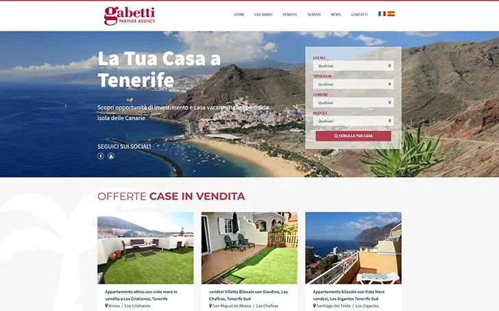 Sito internet per immobiliare