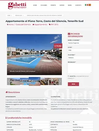Sito internet per immobiliare