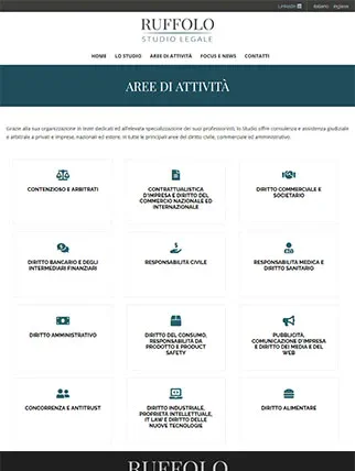 Sito web per studio legale