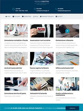 Sito web per studio di commercialisti