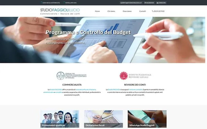 Sito internet di commercialista