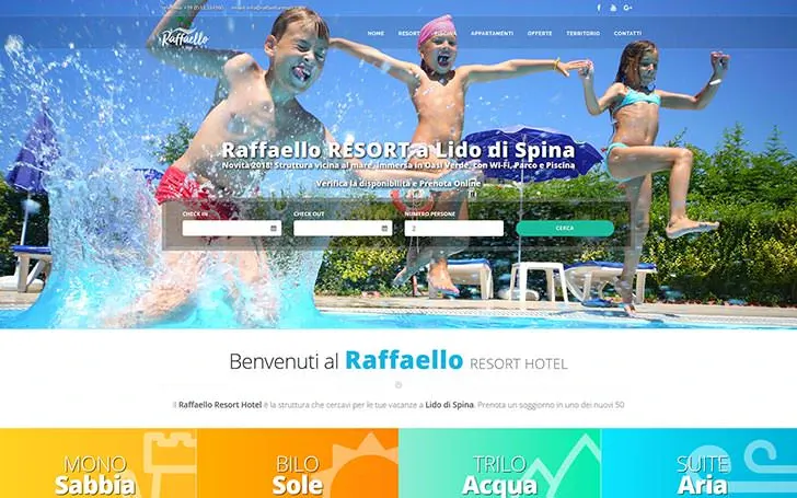Sito web per Residence Hotel